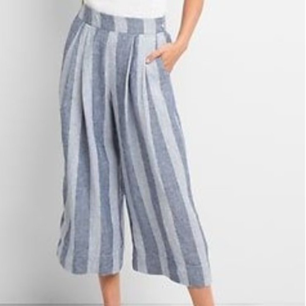 Linen! Wide Leg Culottes